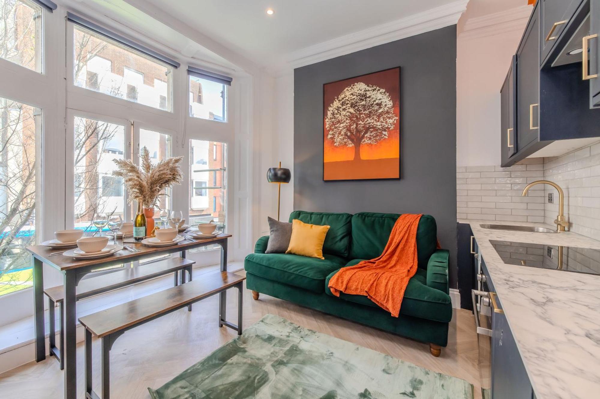 2 Bedroom Flat Next To Brighton Station & Beach I Sleep 8 Guests ภายนอก รูปภาพ